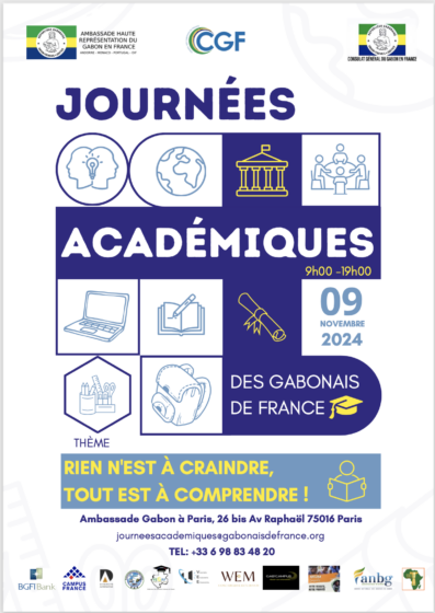 Invitation aux Journées Académiques des Étudiants Gabonais en France